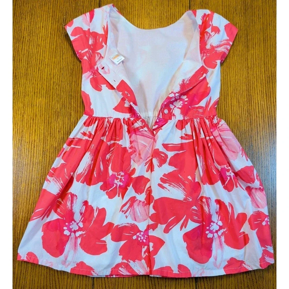 Gymboree Lot Of 3 Pretty Poppy Girls Size 6 Lined Dress, Flower Shirt, & Shorts